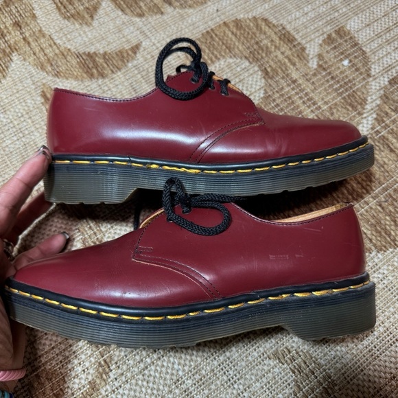 Doc Martens 1461 leather shoes - oxblood UK Size 6, men’s 7, Women’s US 8 to 8.5 - Picture 9 of 15